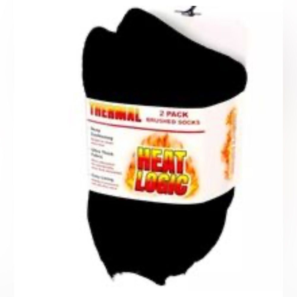 NWT- ONE SIZE Thermal heat logic woman’s insulated brushed socks, 2 pack